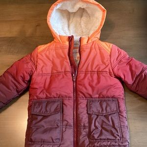 Cat and Jack Ombré puffer coat